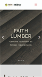 Mobile Screenshot of faithlumber.com